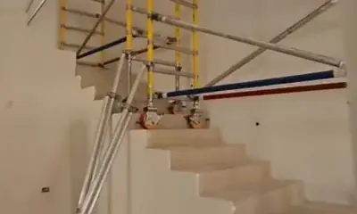פיגום אלומיניום הדור הבא גובה דריכה 7 מ – רוחב סטנדרטי